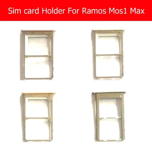 

Genuine Sim Card Slot Holder for Ramos Mos1 max 6.44" Sim Card reader Tray For Ramos R3 SIM card socket adapter connector Parts