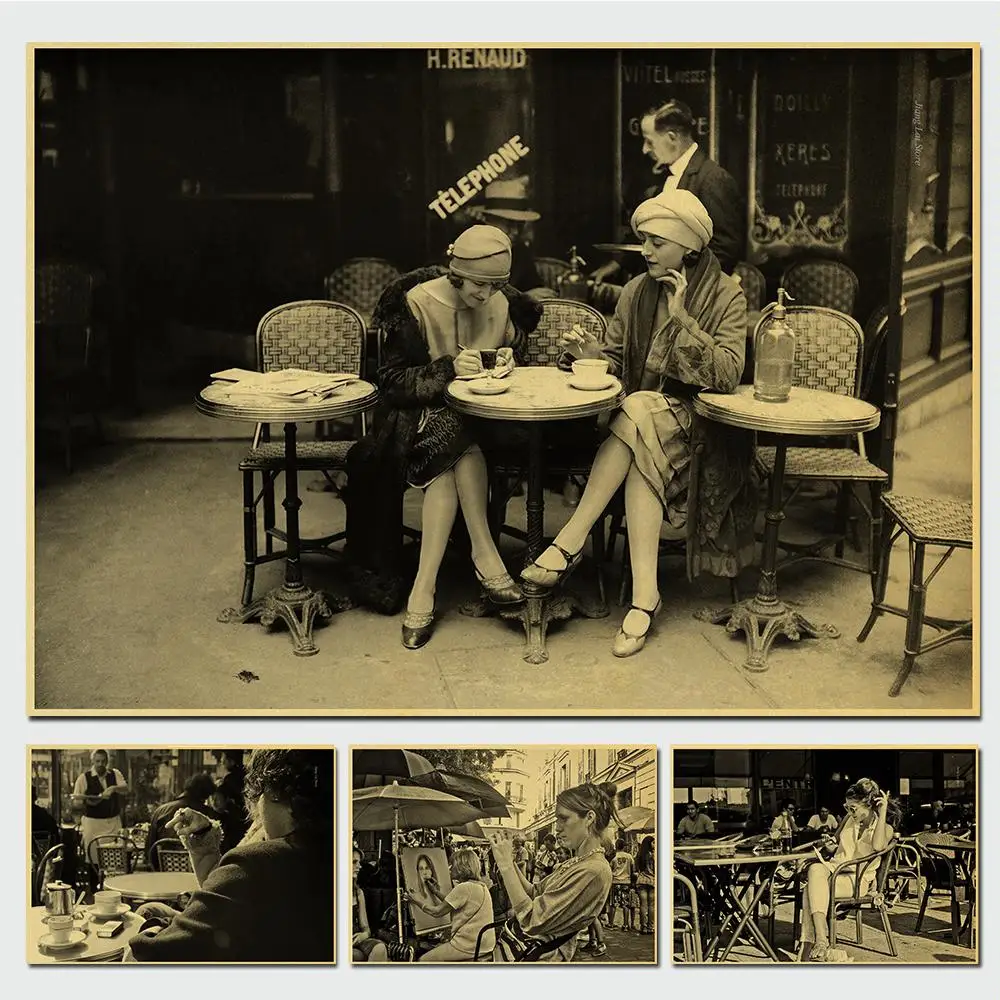 Paris terrace Cafe Retro Poster Vintage poster Wall Decor For Home Bar Cafe Painting Gifts Home & Living
Paris terrace Cafe Retro Poster Vintage poster Wall Decor For Home Bar Cafe Painting Gifts Home & Living