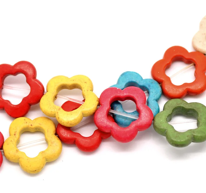 Free Shipping 5strands (about 5x20pcs) Mixed Flower Howlite Loose Stone Beads 19x19mm Wholesales
Free Shipping 5strands (about 5x20pcs) Mixed Flower Howlite Loose Stone Beads 19x19mm Wholesales