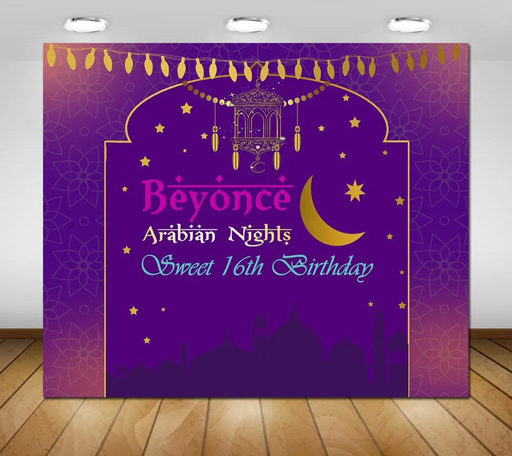 custom arabian palace nights half moon star backdrop High quality Computer print party background
custom arabian palace nights half moon star backdrop High quality Computer print party background