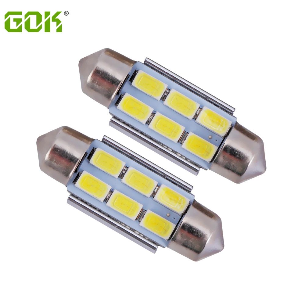 20pcs/lot White festoon 6smd 31mm 36mm 39mm 42mm c5w 6led 5730 5630 LED Festoon Light Bulbs for Interior License Plate Lights
20pcs/lot White festoon 6smd 31mm 36mm 39mm 42mm c5w 6led 5730 5630 LED Festoon Light Bulbs for Interior License Plate Lights