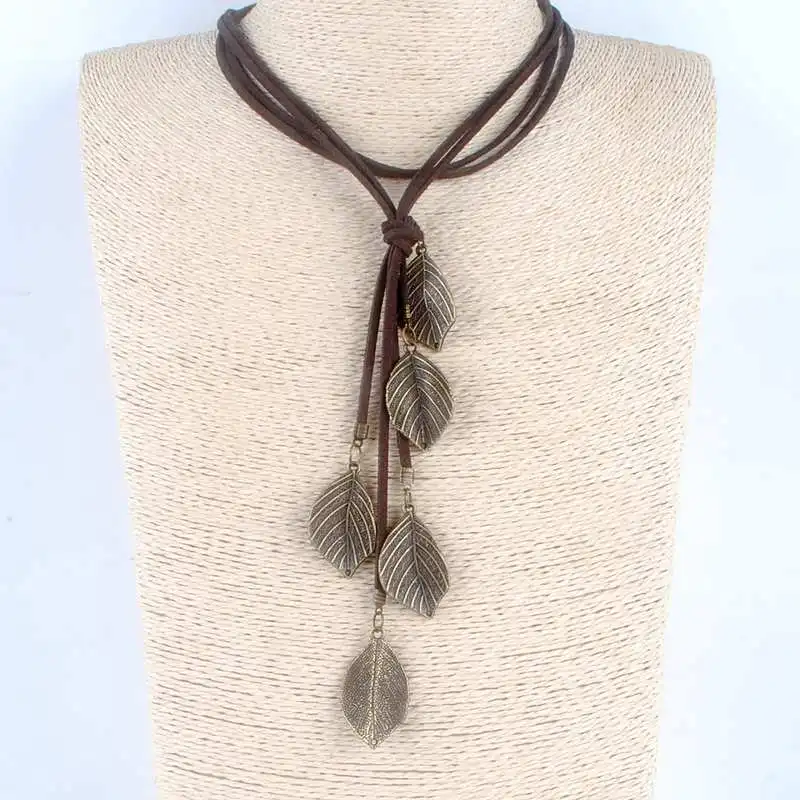 Vintage jewelry statement necklaces pendants Alloy leaf pendant collares mujer choker necklace Long Necklace
Vintage jewelry statement necklaces pendants Alloy leaf pendant collares mujer choker necklace Long Necklace