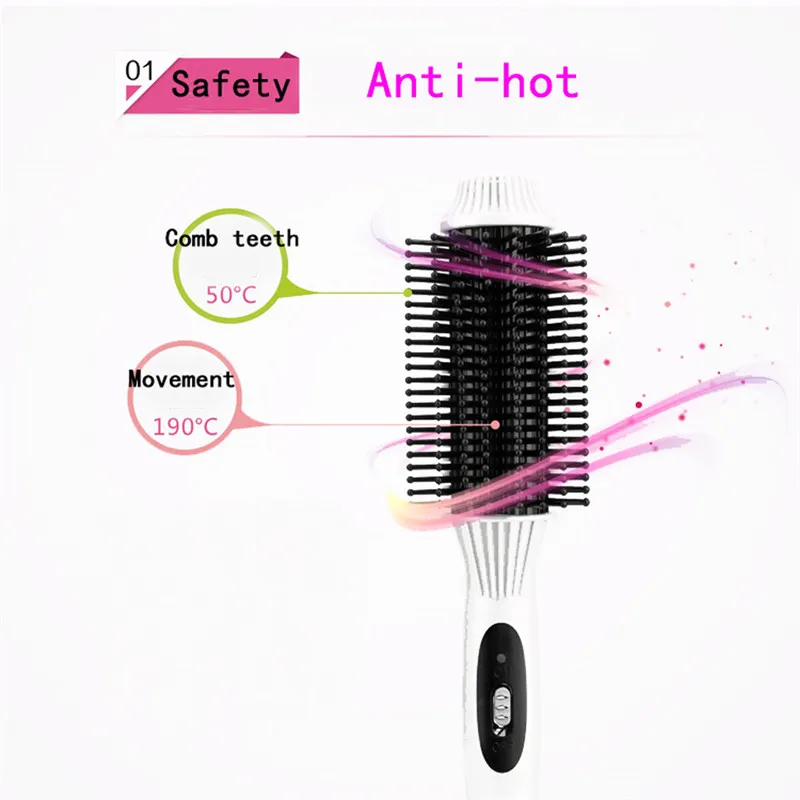 USHOW Hot Sale Curling Hair Straightener Hair Comb Professional Fast PTC Heating Electric Hair Straightening brush Styling Tools
USHOW Hot Sale Curling Hair Straightener Hair Comb Professional Fast PTC Heating Electric Hair Straightening brush Styling Tools