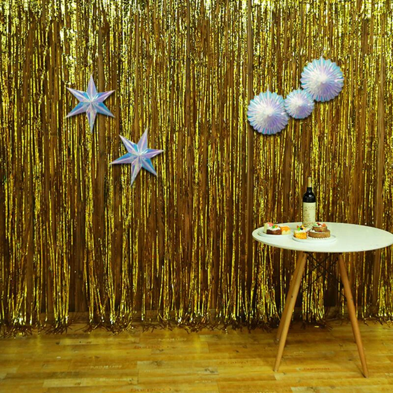 366*244cm Christmas Celebration Party Background Fringe Curtain Plastic Streamers Wedding Birthday Party Decoration Backdrop
366*244cm Christmas Celebration Party Background Fringe Curtain Plastic Streamers Wedding Birthday Party Decoration Backdrop