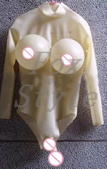 Men's breast inflatable latex bodysuit tights with penies condoms with back zip
Men's breast inflatable latex bodysuit tights with penies condoms with back zip