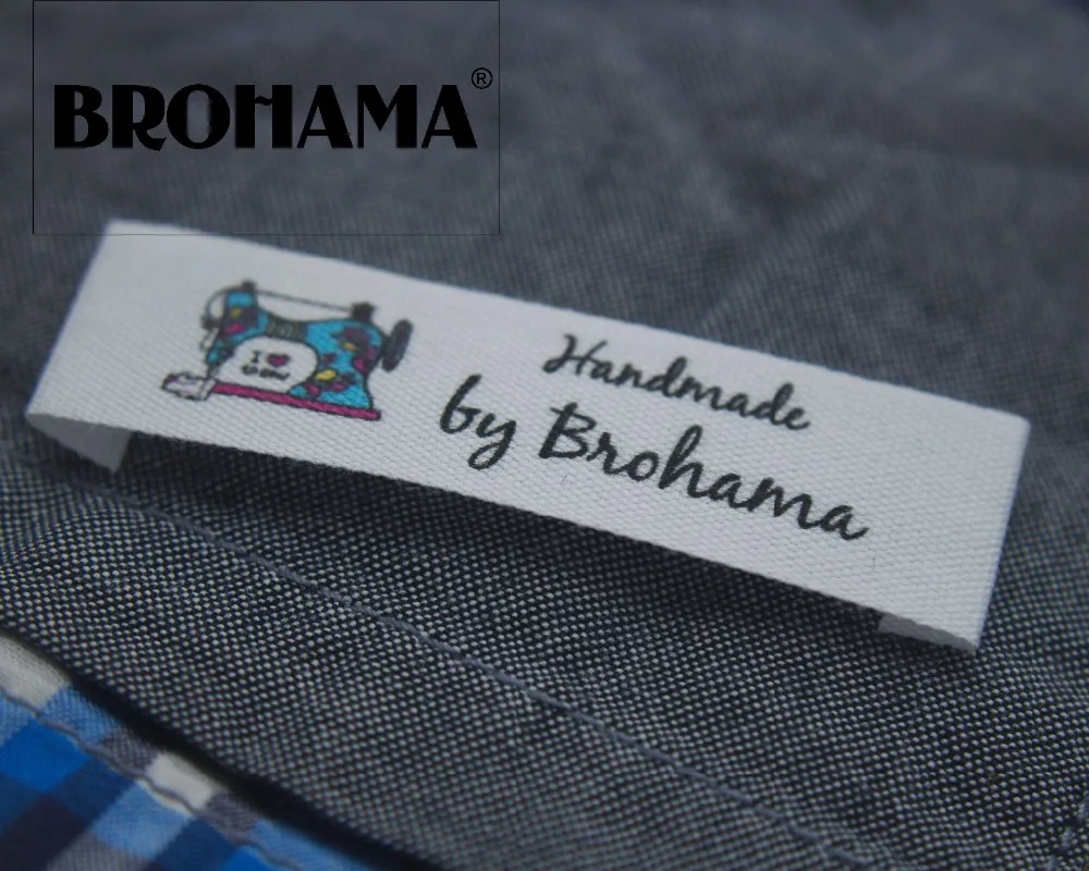 Sewing labels / custom brand labels, clothing labels, Handmade, fabric 100% cotton, High quality printing (MD546)
Sewing labels / custom brand labels, clothing labels, Handmade, fabric 100% cotton, High quality printing (MD546)