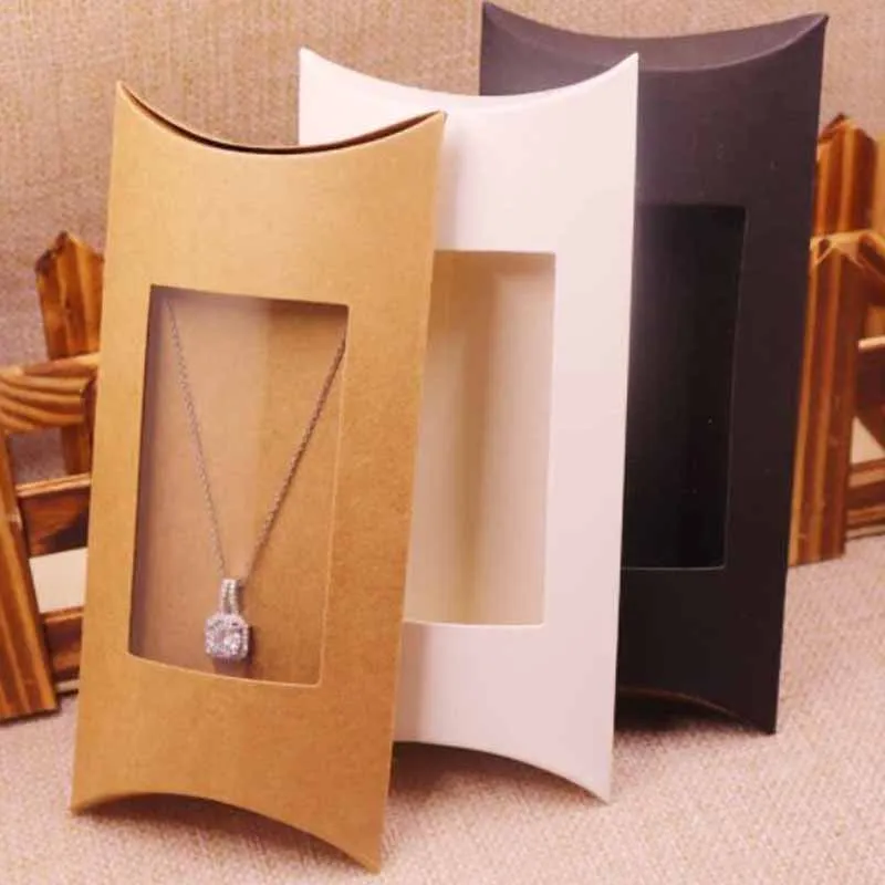 10 шт. коробка и Внутренняя карта 2018 Новый DIY крафт-бумага окно подушка Подставка