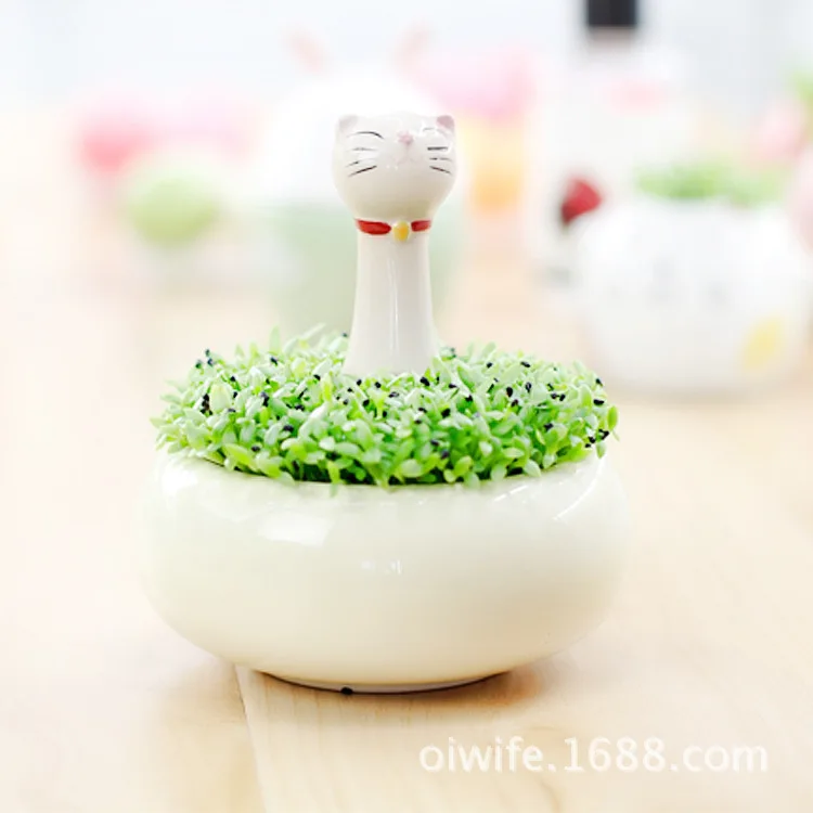 New exotic animal zakka ceramic small pot potted indoor air purification Keeper pot wholesale
New exotic animal zakka ceramic small pot potted indoor air purification Keeper pot wholesale