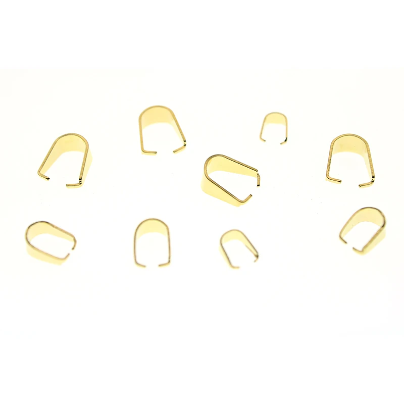 50pcs/lot Stainless Steel Pendant Clasps Pinch Clips Bails Charm Necklace Connectors Beads Jewelry Findings Accessories Supplier
50pcs/lot Stainless Steel Pendant Clasps Pinch Clips Bails Charm Necklace Connectors Beads Jewelry Findings Accessories Supplier