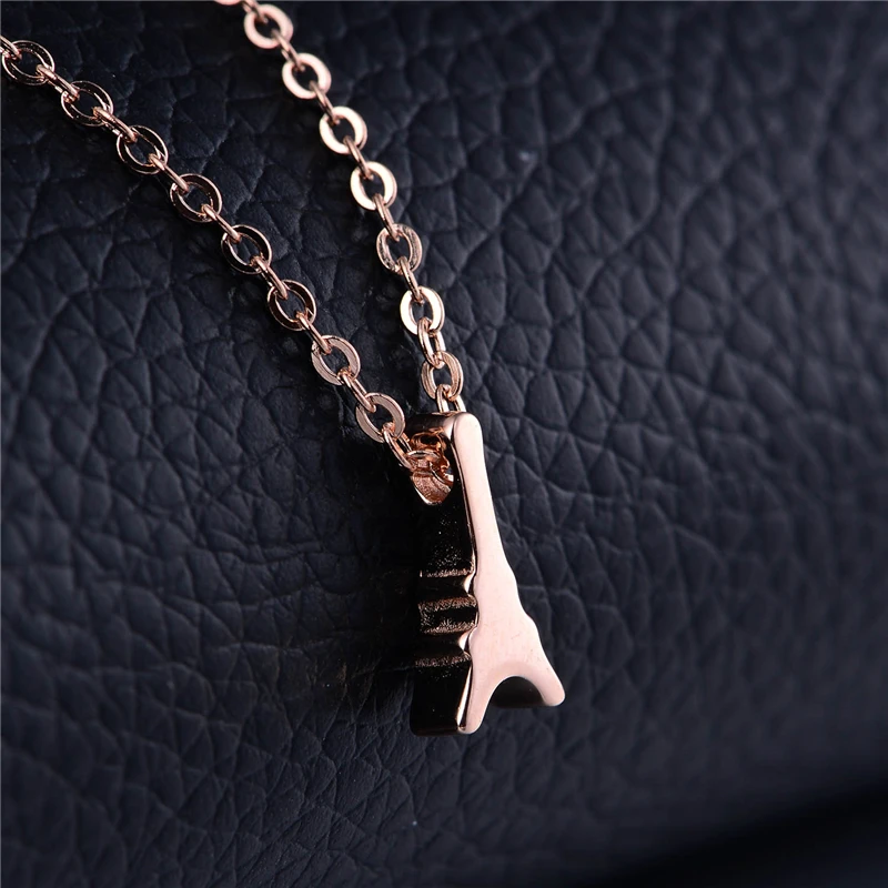 Authentic 925 Sterling Silver Rose Color the Eiffel Tower Necklace Best of the Christmas Gift Necklace Women Jewelry Gifts
Authentic 925 Sterling Silver Rose Color the Eiffel Tower Necklace Best of the Christmas Gift Necklace Women Jewelry Gifts