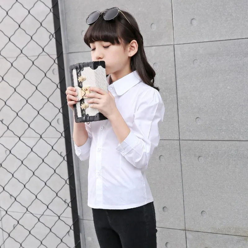Girls White Shirt Long Sleeve Children Baby Cotton Tops Spring And Autumn New White Shirt Girls Clothes For Child Blouse Formal
Girls White Shirt Long Sleeve Children Baby Cotton Tops Spring And Autumn New White Shirt Girls Clothes For Child Blouse Formal
