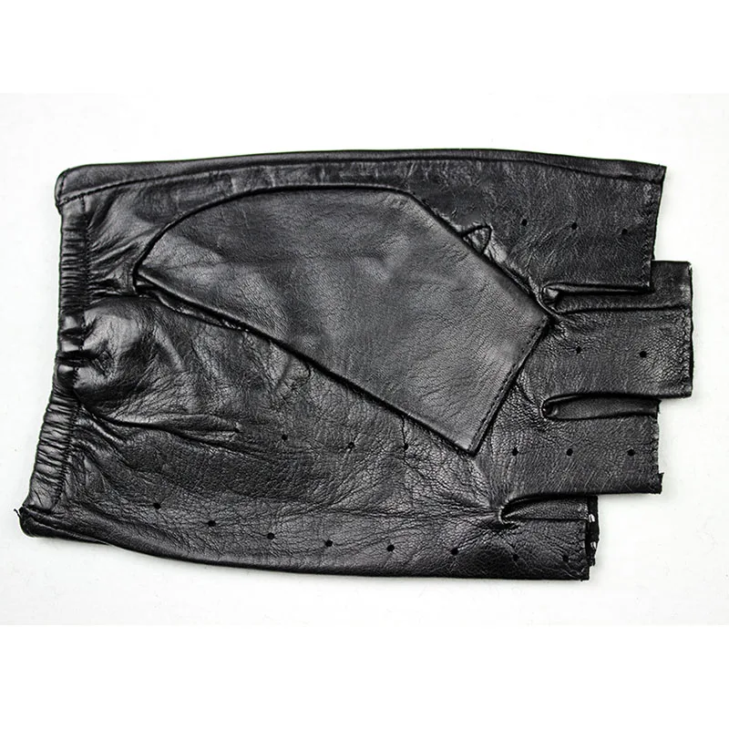 Leather Half Finger Gloves Men's Single Layer Goatskin Thin Outdoor Sports Motorcycle Riding Car Driving Fingerless Glove
Leather Half Finger Gloves Men's Single Layer Goatskin Thin Outdoor Sports Motorcycle Riding Car Driving Fingerless Glove