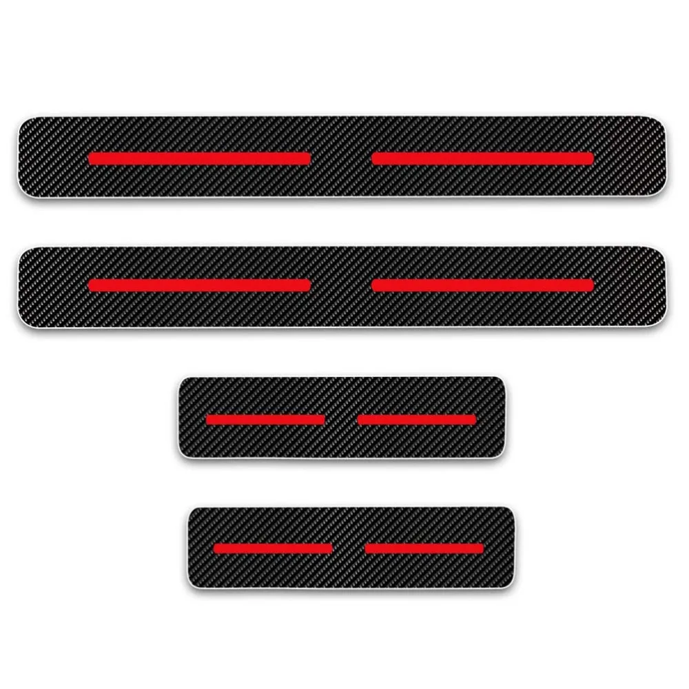 Carbon Fiber Door Sill Guard Pedal Protect Reflective Stickers For Hyundai Toyota Honda Chevrolet Hyundai Nissan Peugeot Golf
Carbon Fiber Door Sill Guard Pedal Protect Reflective Stickers For Hyundai Toyota Honda Chevrolet Hyundai Nissan Peugeot Golf
