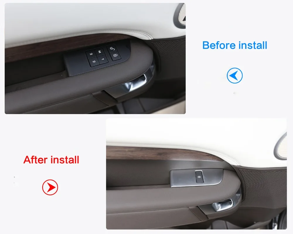 4pcs ABS Chrome Car Child Safety Door Lock Switch Panel Cover Trim For Land Rover Discovery 5 2017 Auto Interior Accessories
4pcs ABS Chrome Car Child Safety Door Lock Switch Panel Cover Trim For Land Rover Discovery 5 2017 Auto Interior Accessories