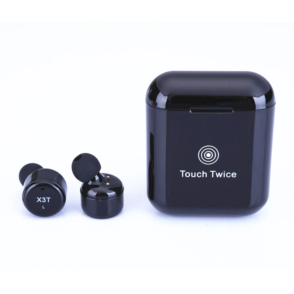 Фото Наушники X3T TWS Беспроводная Bluetooth 4 2 гарнитура наушники wtih зарядное устройство