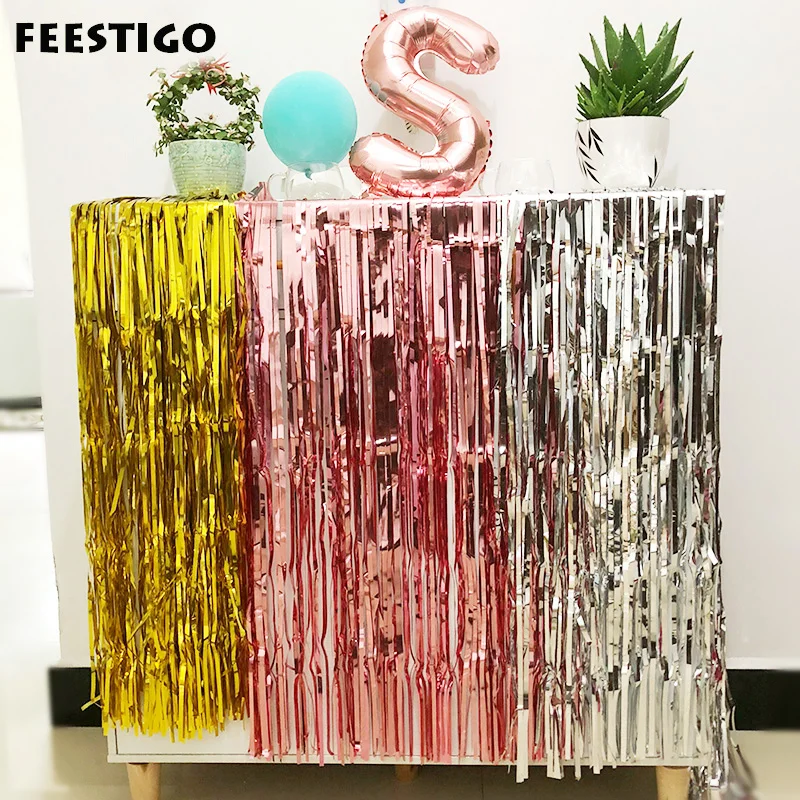 1/2/3M Rose Gold Foil Curtain Wedding Backdrop Tinsel Curtain Photo Booth Backdrop Fringe Foil Curtain Birthday Party Decoration
1/2/3M Rose Gold Foil Curtain Wedding Backdrop Tinsel Curtain Photo Booth Backdrop Fringe Foil Curtain Birthday Party Decoration
