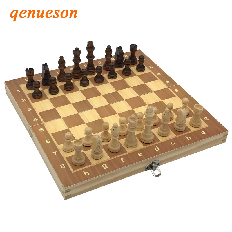 Magnetic High-quality Wooden Chess Set Solid Wood Chessboard Magnetic Pieces New Entertainment Board Game Children Gift qenueson
Magnetic High-quality Wooden Chess Set Solid Wood Chessboard Magnetic Pieces New Entertainment Board Game Children Gift qenueson