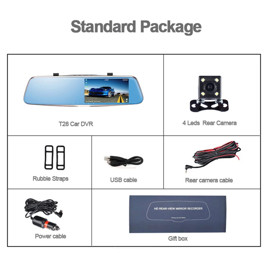Bluavido 1296P Night vision Car DVR ADAS Dual Lens 5" Rearview mirror FHD 1080P video camera Recorder G Sensor Parking Monitor
Bluavido 1296P Night vision Car DVR ADAS Dual Lens 5" Rearview mirror FHD 1080P video camera Recorder G Sensor Parking Monitor