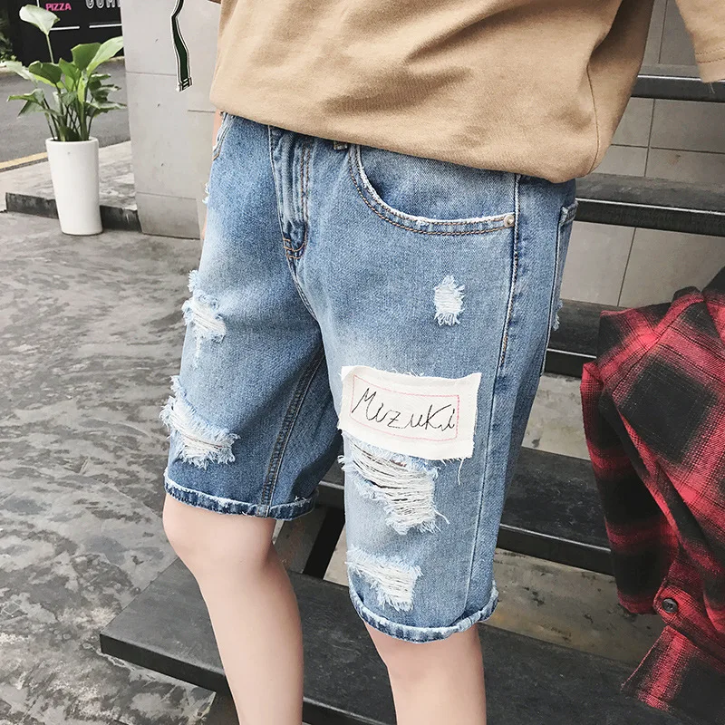 Summer New Denim Shorts Men's Straight Slim Fashion Casual Shorts Men's Cotton High Quality Hole Knee Length Denim Shorts
Summer New Denim Shorts Men's Straight Slim Fashion Casual Shorts Men's Cotton High Quality Hole Knee Length Denim Shorts