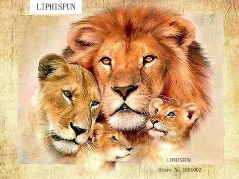 Hot Sale Lion Diamond Painting Party Cross Stitch Kit Printed Needlework Patterns Leather Tools Square Diamond Embroidery
Hot Sale Lion Diamond Painting Party Cross Stitch Kit Printed Needlework Patterns Leather Tools Square Diamond Embroidery