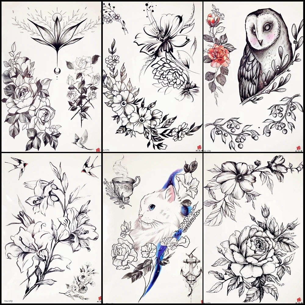 Black Bracelet Flower Tattoo Stickers Women Clavicle Temporary Tattoo Girls Chest Body Art Painting Fake Tattoo Club Waist Decal
Black Bracelet Flower Tattoo Stickers Women Clavicle Temporary Tattoo Girls Chest Body Art Painting Fake Tattoo Club Waist Decal