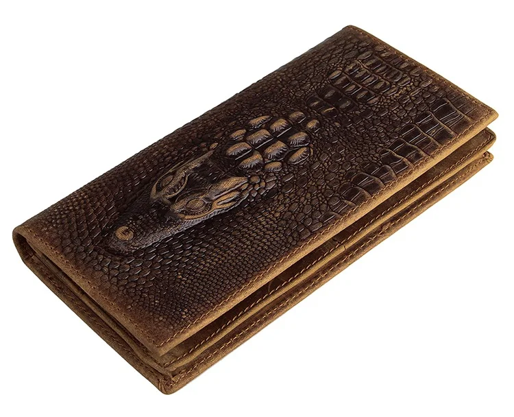 100% Genuine LeatherAlligator Pattern Vintage Long Wallet Brown Pocketbook 8030C
100% Genuine LeatherAlligator Pattern Vintage Long Wallet Brown Pocketbook 8030C