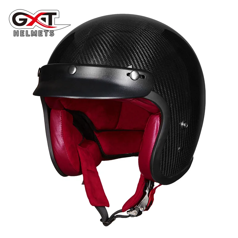 GXT Summer Light Cover Carbon Fibre Motorcycle Helmets 3/4 Half Face Motorbike Helmet
GXT Summer Light Cover Carbon Fibre Motorcycle Helmets 3/4 Half Face Motorbike Helmet