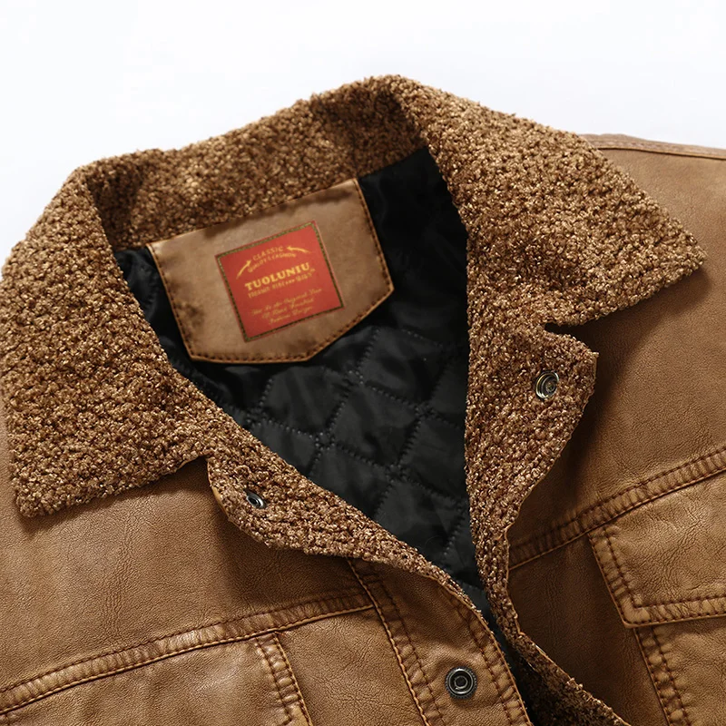 Pop High Quality Men Leather Jacket Casual Windbreaker Coat Jacket Overcoat Fashion
Pop High Quality Men Leather Jacket Casual Windbreaker Coat Jacket Overcoat Fashion
