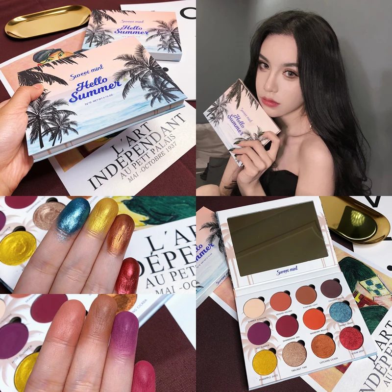 Professional Makeup 12 Colors Glitter Diamond Eyeshadow Palette Shimmer Matte EyeShadow Pallete Warm Pigment Palette Cosmetic
Professional Makeup 12 Colors Glitter Diamond Eyeshadow Palette Shimmer Matte EyeShadow Pallete Warm Pigment Palette Cosmetic