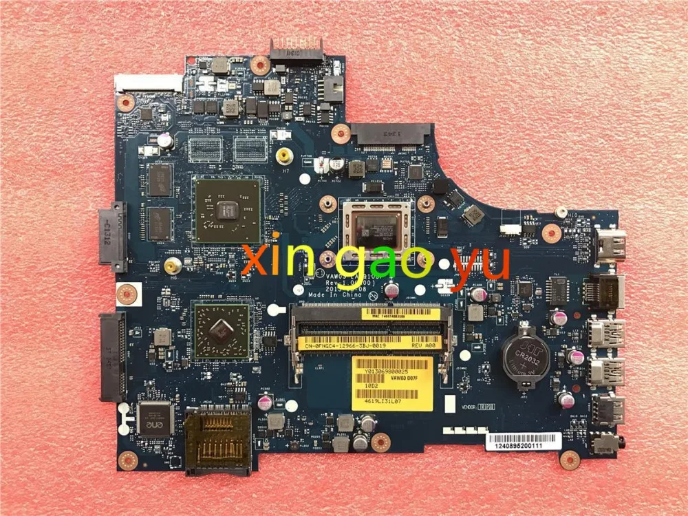 Для Dell Inspiron M531R-5535 5535 Материнская плата ноутбука A6-5345M CN-0FNGC4 FNGC4 LA-9103P DDR3 материнская плата
Для Dell Inspiron M531R-5535 5535 Материнская плата ноутбука A6-5345M CN-0FNGC4 FNGC4 LA-9103P DDR3 материнская плата
