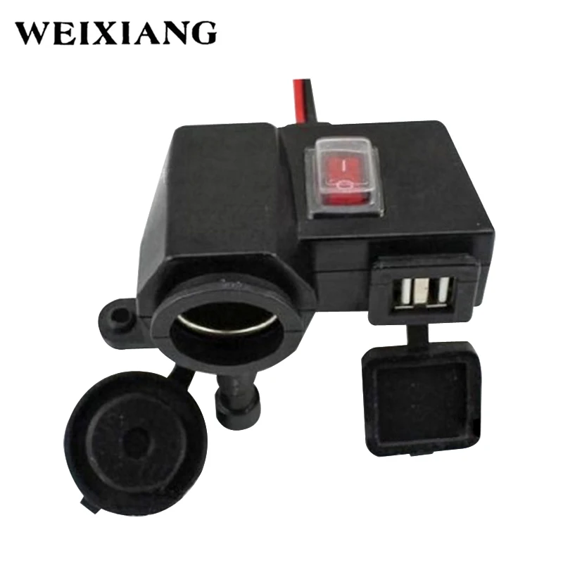 22mm 25mm USB Motorcycle Charger Cigarette Lighter Waterproof Power Socket Outlet with Switch Vehicle-mounted Power Supply
22mm 25mm USB Motorcycle Charger Cigarette Lighter Waterproof Power Socket Outlet with Switch Vehicle-mounted Power Supply