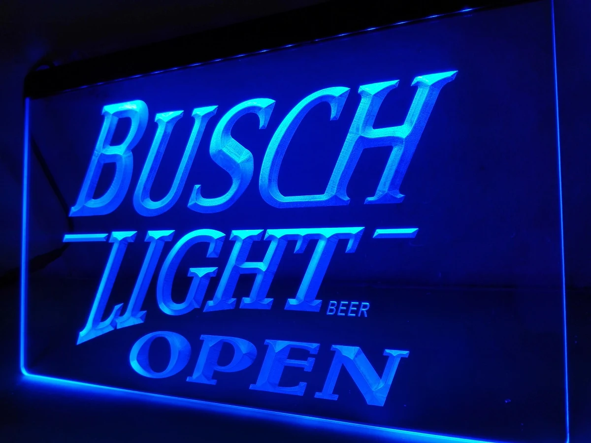 La044-busch светлый пивной открытый бар светодиодный неосветильник знак домашний