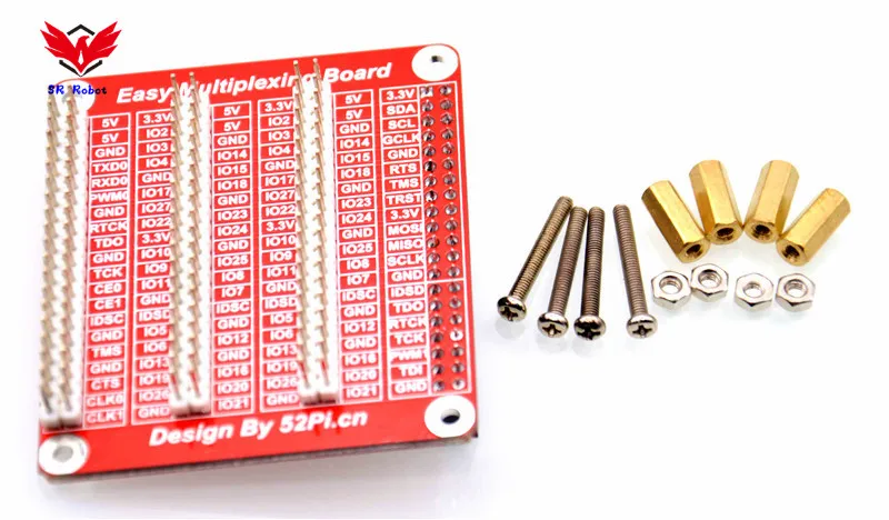 Raspberry B + поколение GPIO Плата расширения копия трех медных шпилек | Игрушки и хобби