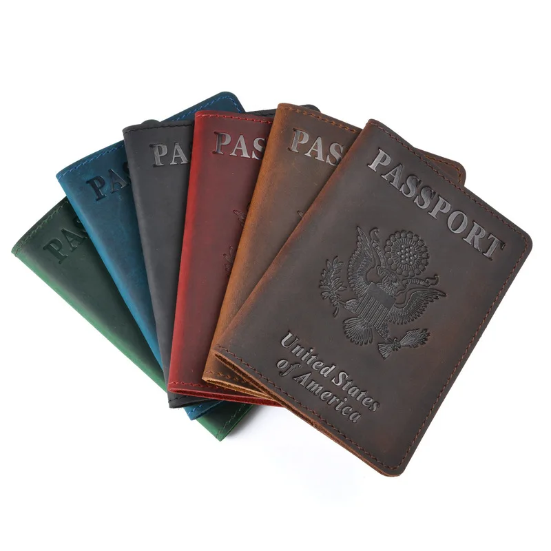 Crazy Horse Genuine Leather Long Wallet Passport Cover Business Men/Women Cowhide Travel Passport Holder Bag Purse Retro
Crazy Horse Genuine Leather Long Wallet Passport Cover Business Men/Women Cowhide Travel Passport Holder Bag Purse Retro