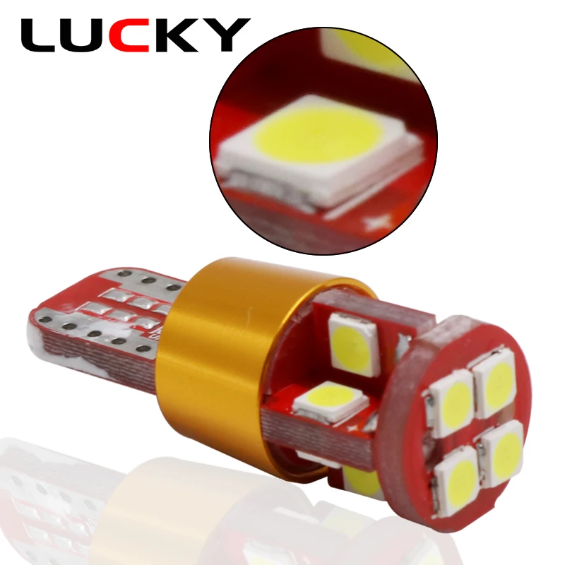 Новинка 2 x T10 Светодиодные лампы 168 194 W5W 12 SMD 3030 CANBUS без ошибок Авто оформление