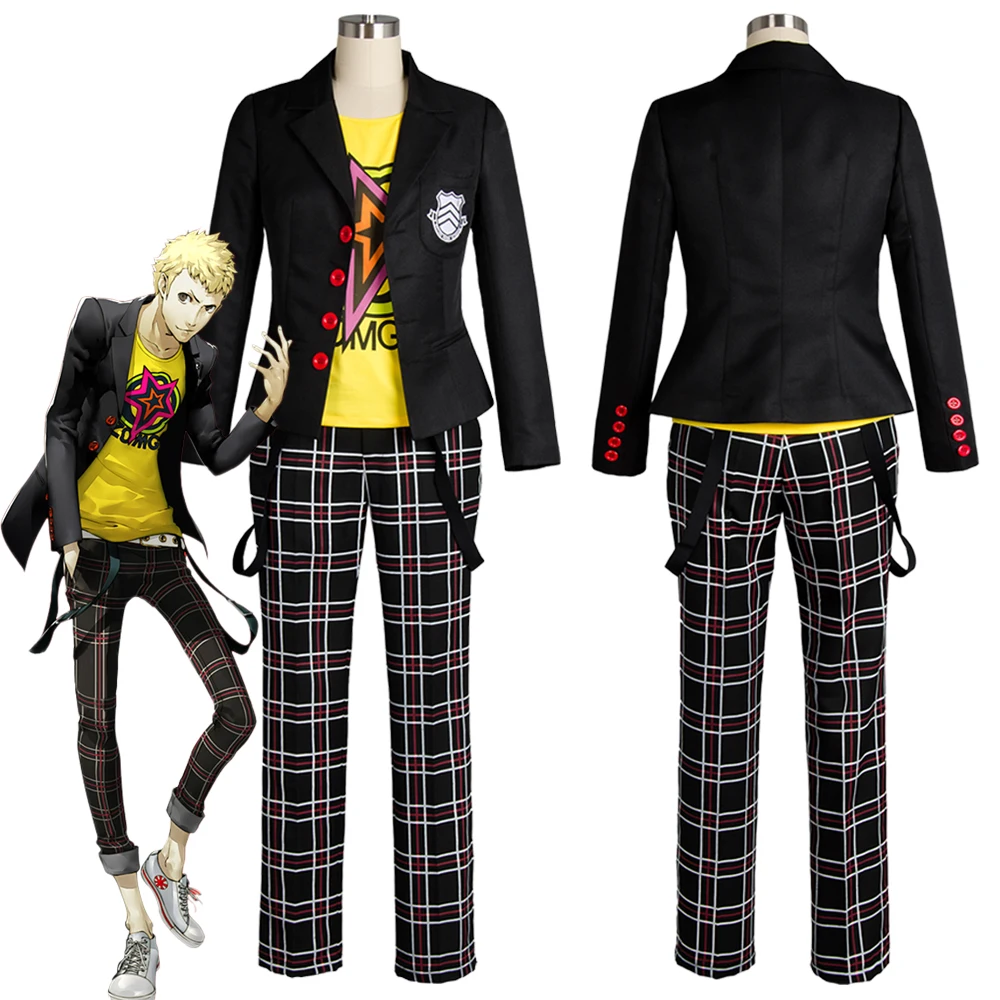 Persona 5 Cosplay Ryuji Sakamoto Cosplay Costume Outfit School Uniform Suit Halloween Carnival Costumes
Persona 5 Cosplay Ryuji Sakamoto Cosplay Costume Outfit School Uniform Suit Halloween Carnival Costumes