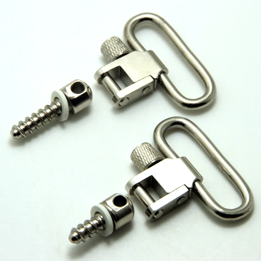 1 set 1'' Quick Detach Swivels & Screw Nickel-Plating for Gun Belt Quick Release Gun Sling Swivel Hunting Gun Accessories
1 set 1'' Quick Detach Swivels & Screw Nickel-Plating for Gun Belt Quick Release Gun Sling Swivel Hunting Gun Accessories