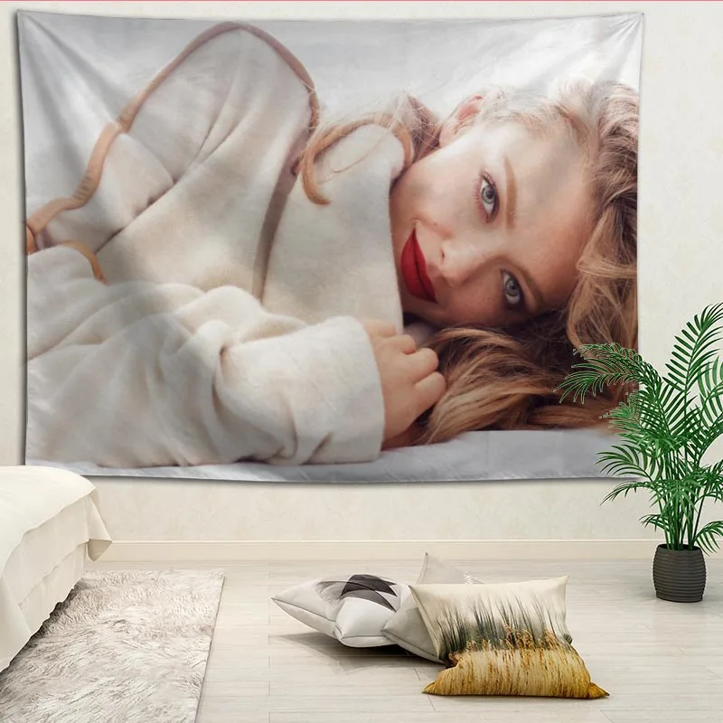 New Arrival Amanda Seyfried Tapestry Hanging Blanket background wall bedroom Home Art Tapestries Decor Customize your image
New Arrival Amanda Seyfried Tapestry Hanging Blanket background wall bedroom Home Art Tapestries Decor Customize your image