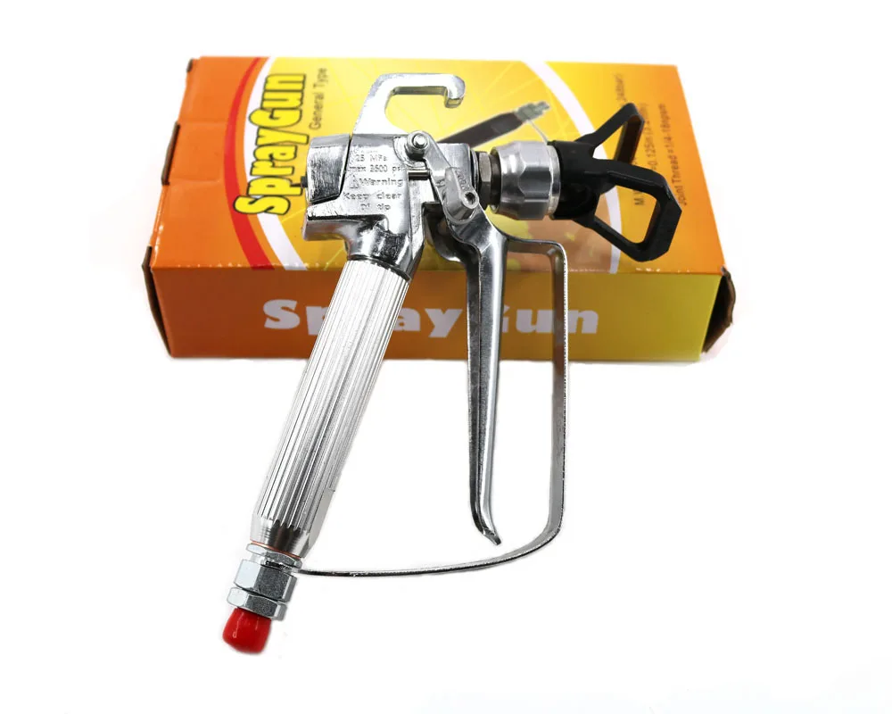 High Quality 3600PSI High Pressure Airless Paint Spray Gun & Tip Guard for Electric paint Sprayer Machine
High Quality 3600PSI High Pressure Airless Paint Spray Gun & Tip Guard for Electric paint Sprayer Machine