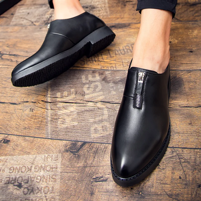2019 new fashion men's shoes causal leather loafers male slip on classic red & black shoe man comfortable shoes for men hot sale
2019 new fashion men's shoes causal leather loafers male slip on classic red & black shoe man comfortable shoes for men hot sale