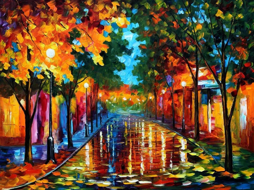 Palette knife painting Canvas fallen leafs Abstract Modern oil paintings city scenes Home Decor quality Hand painted Landscapes
Palette knife painting Canvas fallen leafs Abstract Modern oil paintings city scenes Home Decor quality Hand painted Landscapes