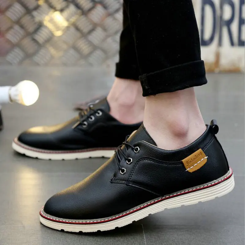 NEW Brand Black bule Men's leather casual shoes Fashion Breathable fashion Sneakers flats shoes LK-39
NEW Brand Black bule Men's leather casual shoes Fashion Breathable fashion Sneakers flats shoes LK-39