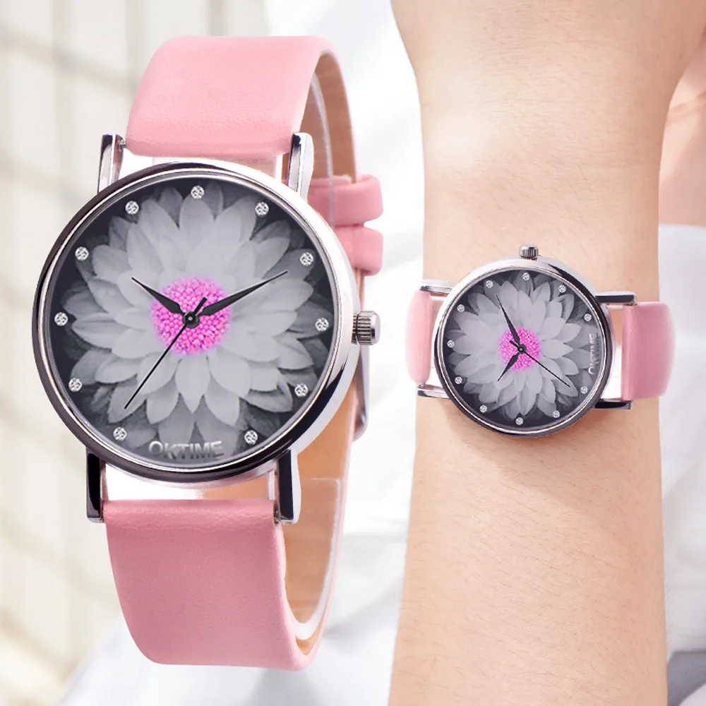 OKTIME Womens Men Watch Casual Canvas Leather Analog Quartz woman watches lady wrist watch with flowers women watches
OKTIME Womens Men Watch Casual Canvas Leather Analog Quartz woman watches lady wrist watch with flowers women watches