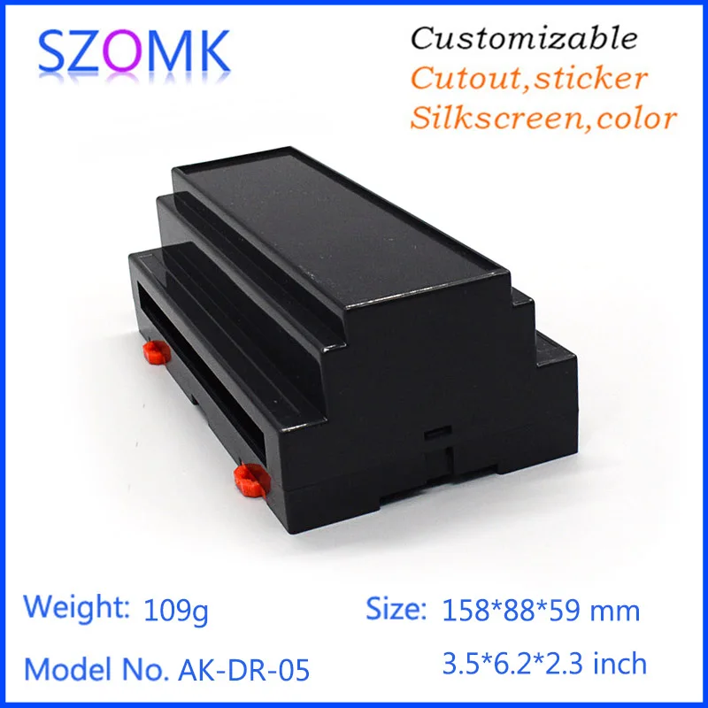 10 pcs, din rail box distribution enclosure 158*88*59mm industrial box for pcb enclosure plastic box enclosure electronics
10 pcs, din rail box distribution enclosure 158*88*59mm industrial box for pcb enclosure plastic box enclosure electronics