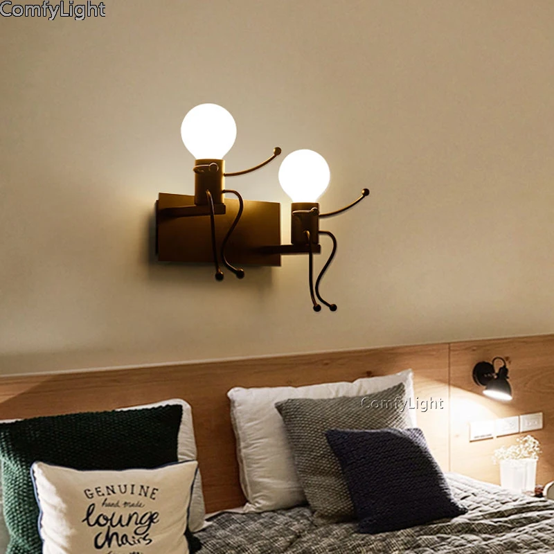 Loft retro lamp creative wall light dining room restaurant aisle corridor pub cafe wall lamp bra wall sconce bedside night lamps
Loft retro lamp creative wall light dining room restaurant aisle corridor pub cafe wall lamp bra wall sconce bedside night lamps
