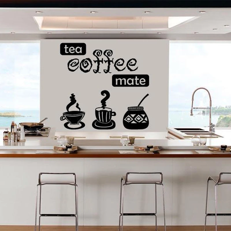Coffee and tea Art Sticker Restaurant Kitchen Removable Vinyl Wall Stickers DIY Home Decor Waterproof Wallpaper JG1584
Coffee and tea Art Sticker Restaurant Kitchen Removable Vinyl Wall Stickers DIY Home Decor Waterproof Wallpaper JG1584
