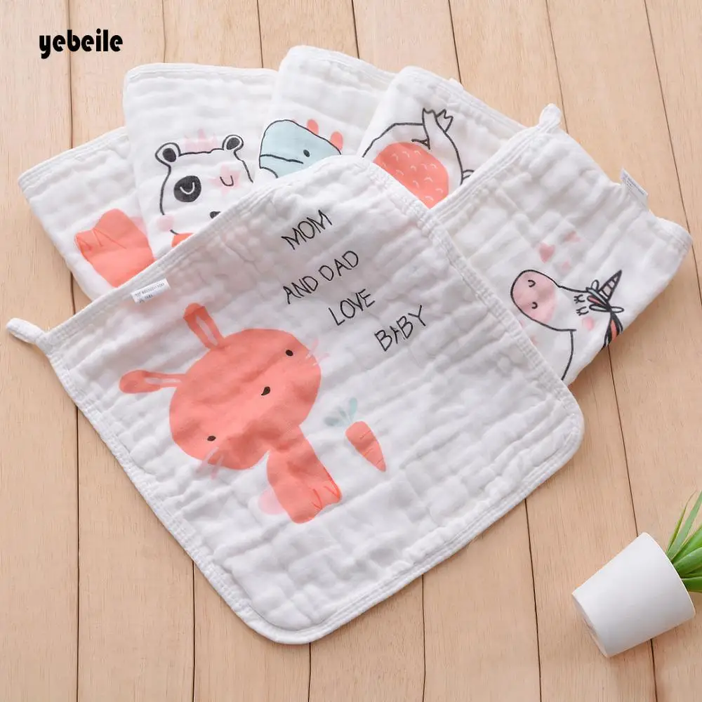 Мини-полотенце Yebeile детское 100% хлопок 6 слоев | Дом и сад