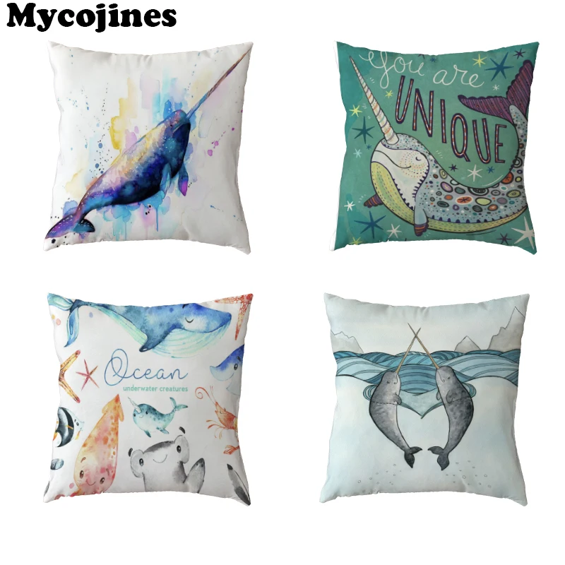 Cute Narwhal Polyester Peach Skin Pillowcase With Friends Playing Living Room Sofa Lounge Car Chair Home Decoration Cushion Cove
Cute Narwhal Polyester Peach Skin Pillowcase With Friends Playing Living Room Sofa Lounge Car Chair Home Decoration Cushion Cove
