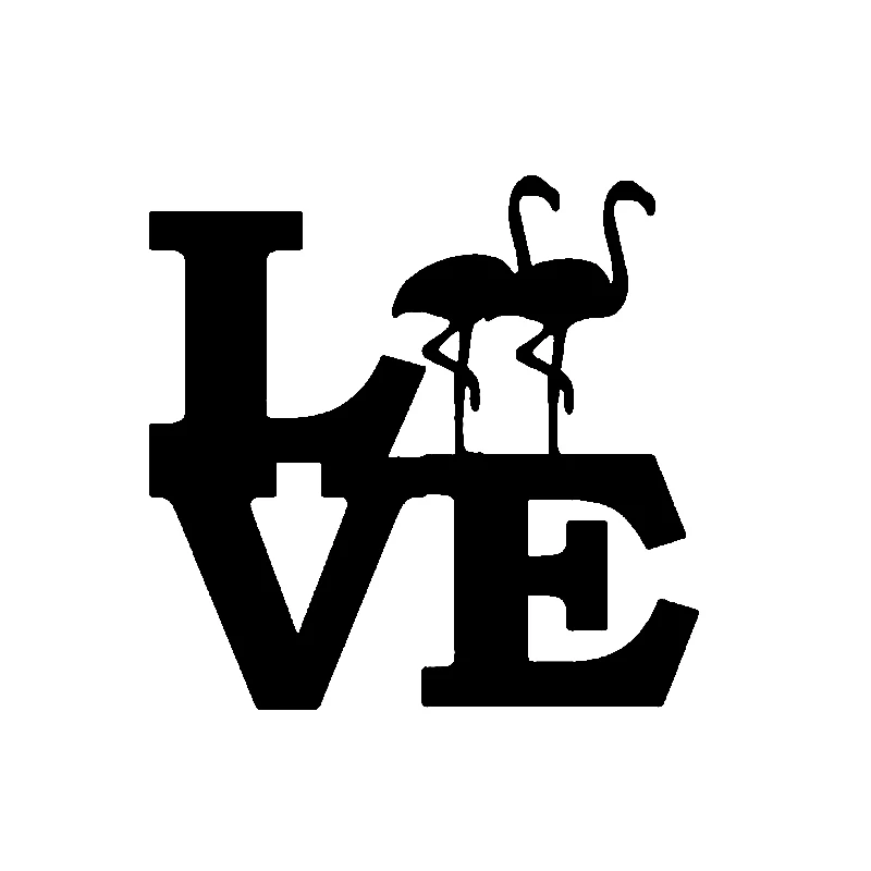 12.8cm * 12.5cm Fashion Flamingo Love Vinyl Decals Motorcycle Car-styling Cool Graphics Car Sticker Decoration
12.8cm * 12.5cm Fashion Flamingo Love Vinyl Decals Motorcycle Car-styling Cool Graphics Car Sticker Decoration