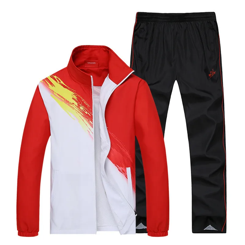 Men's Sets New Spring Autumn Sportswear Sets Training Suit 2 Piece Jacket+Pant Young Male Casual Tracksuit Asia Size L-4XL
Men's Sets New Spring Autumn Sportswear Sets Training Suit 2 Piece Jacket+Pant Young Male Casual Tracksuit Asia Size L-4XL